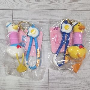 🦆Cute Duck Keychains with Egg Design